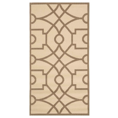 Safavieh Martha Stewart Power Loomed Rectangle Rug Beige & Dark Beig - 2 ft.-7 in. x 5 ft. MSR4121K-3